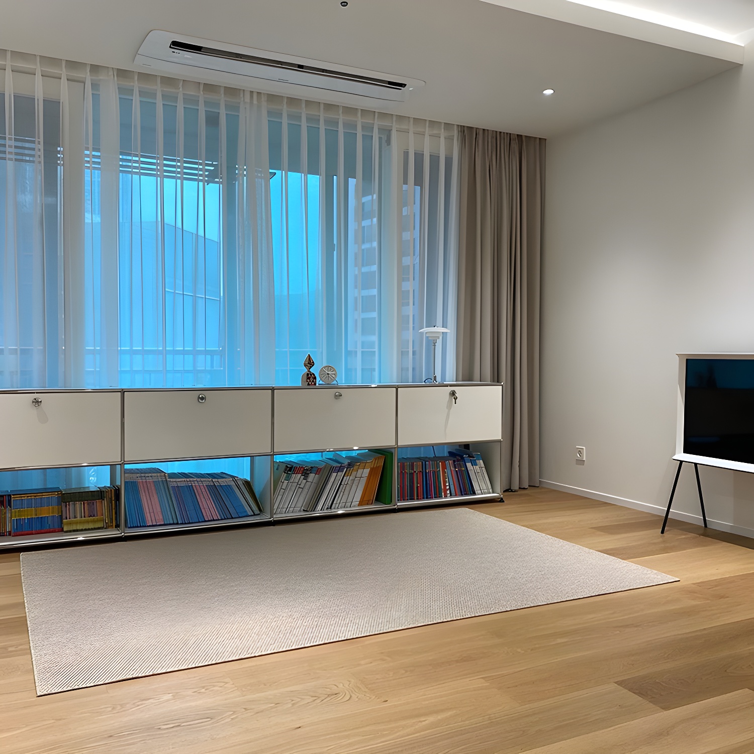 Modern Storage Sideboard Metal Sideboard with Drawer for Home - image 10