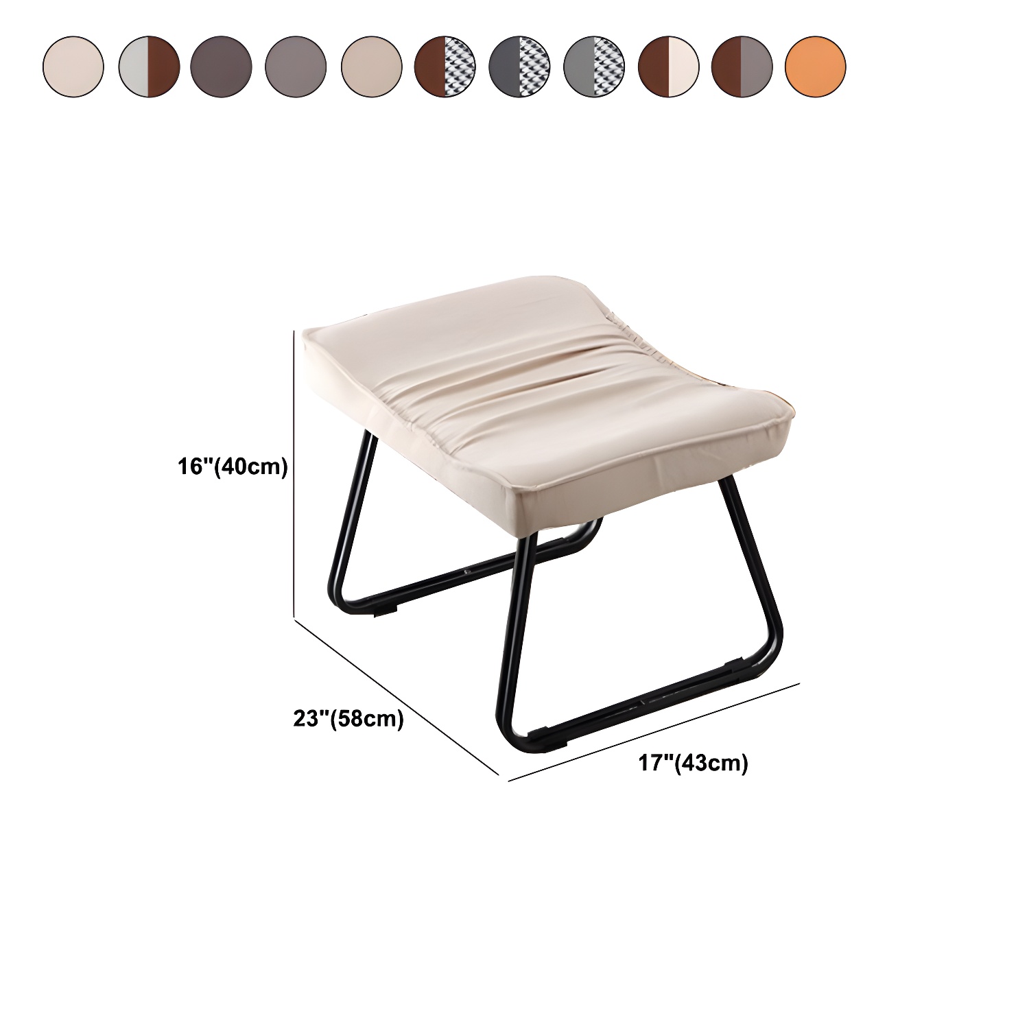 Contemporary Rocking Chair Upholstered Tufted Cushions with Light Legs Glider - image 16