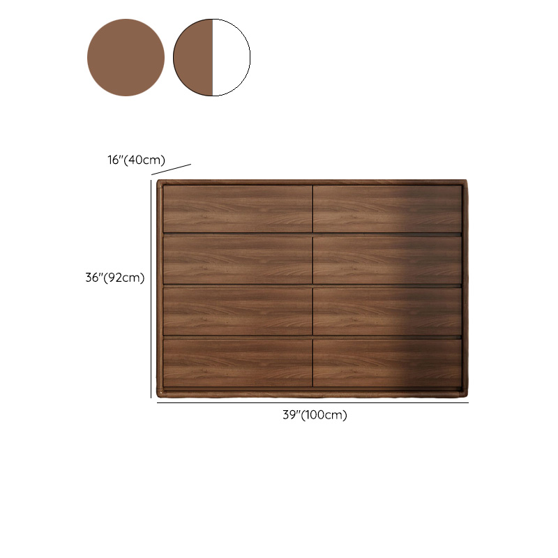 15.7'' Width 4-Drawer Modern Wood Dresser without Handles or Accents Needing Full Assembly - image 17