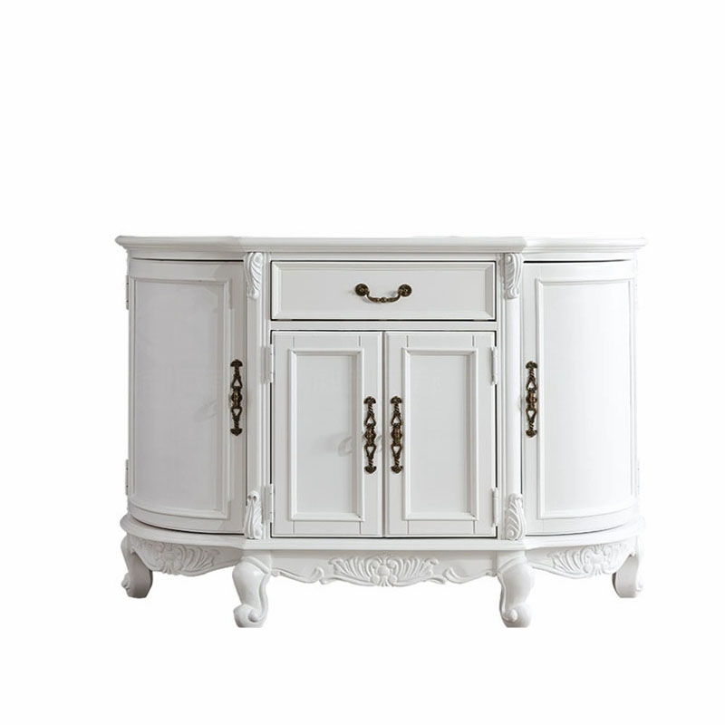 Traditional Wooden Sideboard with Storage Cabinets and Drawers - image 3