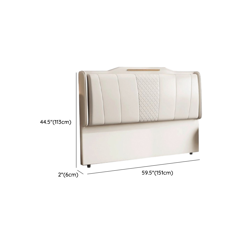 Art Deco Rectangular Wingback Timber Sponge headboard, With Legs, Size Full(54"W x 75"L), height Standard（36-55“） - image 16