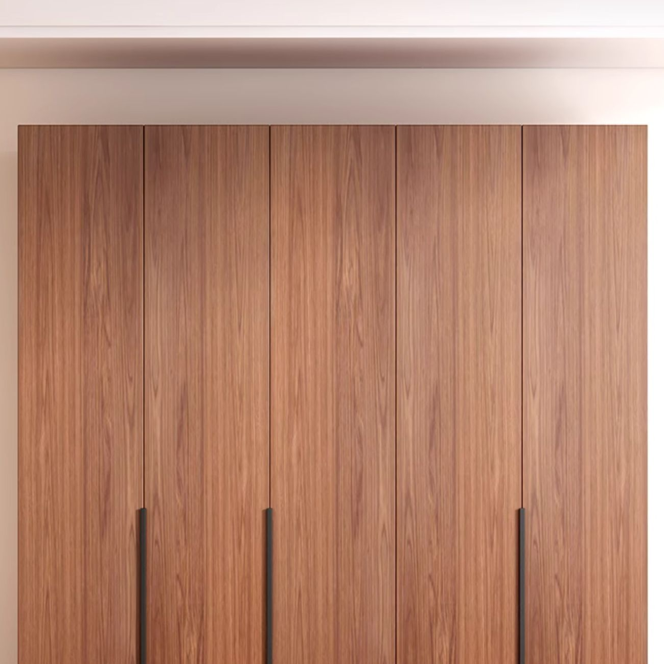Sepia Minimalist Lumber Independent Cabinet Armoire with Soft Close Door, Interior Shelves, and Hanging Rod - image 5