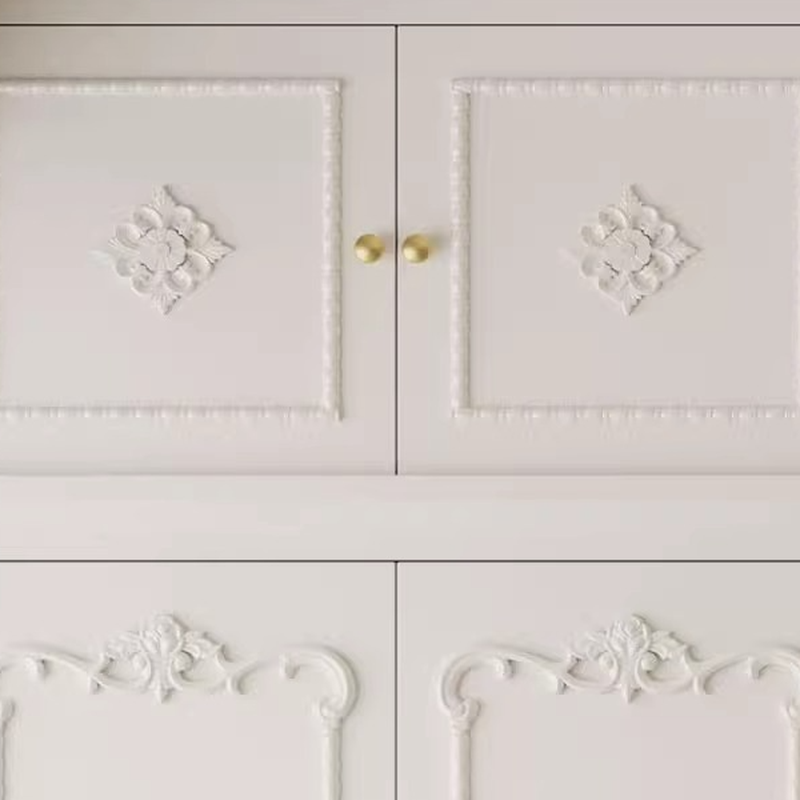 White Simple Timber Wardrobe Closet Soft Close Drawer Soft Close Door Interior Shelves - image 8