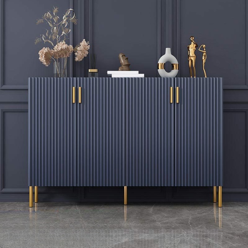 Floor Freestanding Sideboard/Server in Wood with Countertop and Three/Five Internal Shelves in a Luxury Style - image 12