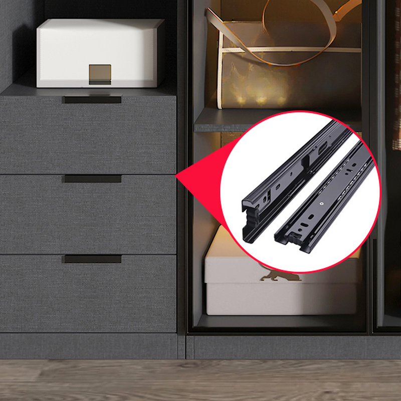 Ink Casual Lumber Wardrobe with Soft Close Door, Interior Shelves, and Hanging Rod - image 6