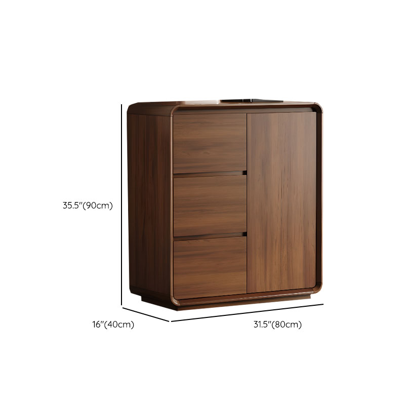 Casual Cocoa Standard/Narrow Sideboard with 3 Drawers/3 Shelves/2 Doors/3 Doors - image 16