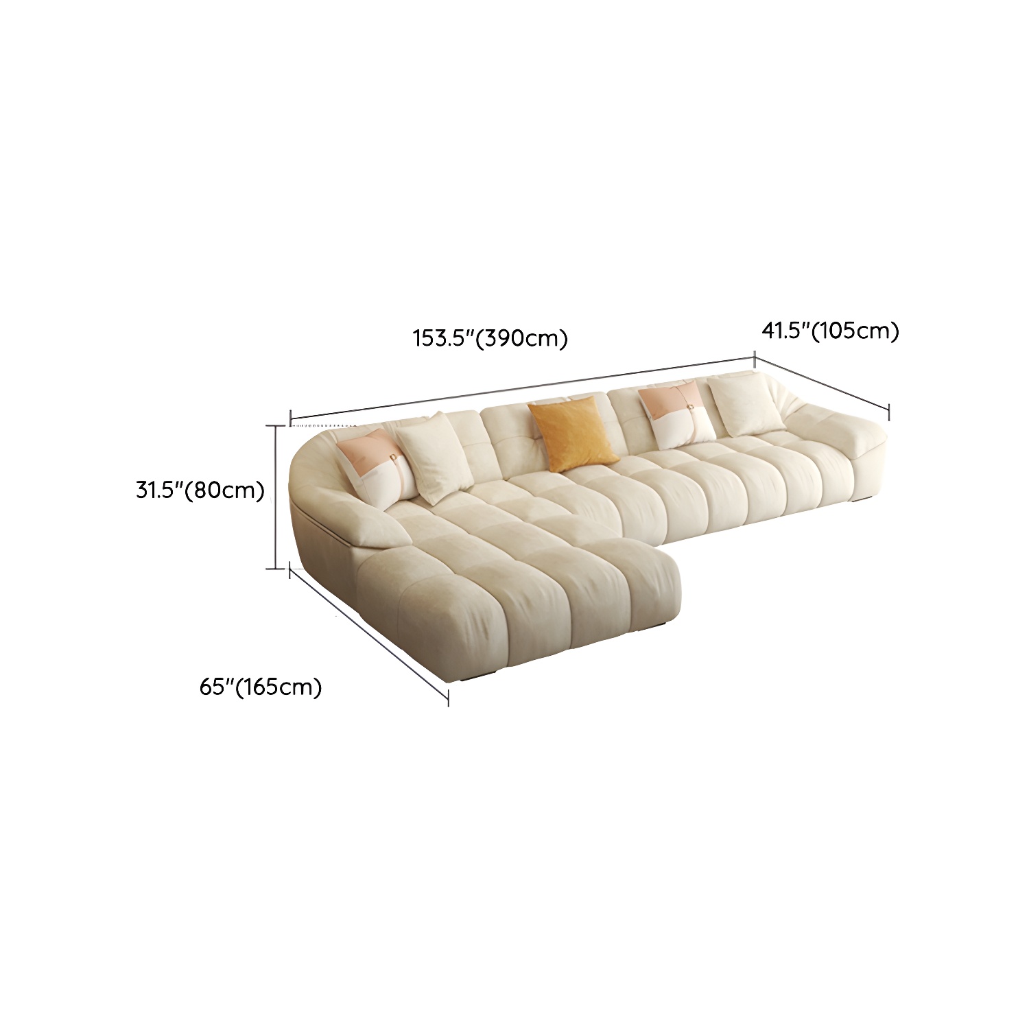 Comfortable Polyester Blend Showcase Sectional Sofa for Contemporary Home Decor - image 25
