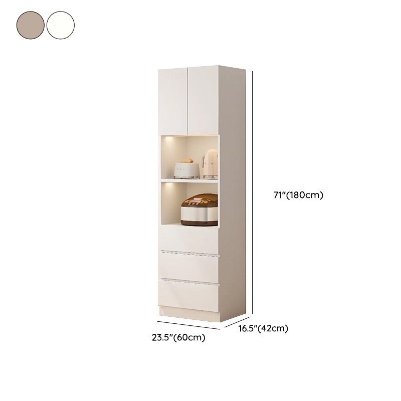Simple Sideboard with Multiple Drawers, Closet Cabinet, Standard and Narrow Sizes, 1 or 2 Shelves, Wood Countertop, 2 to 5 Doors - image 13