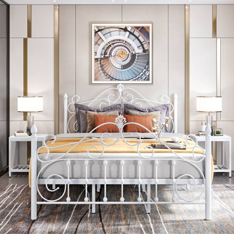Modern Metal Panel with Leg and Open-Frame - image 4