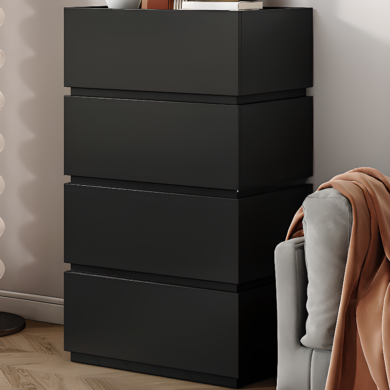 Trendy Rectangle Utility Cabinet with Manufactured Wood Countertop, Ink/White Top, and Soft Close Drawer