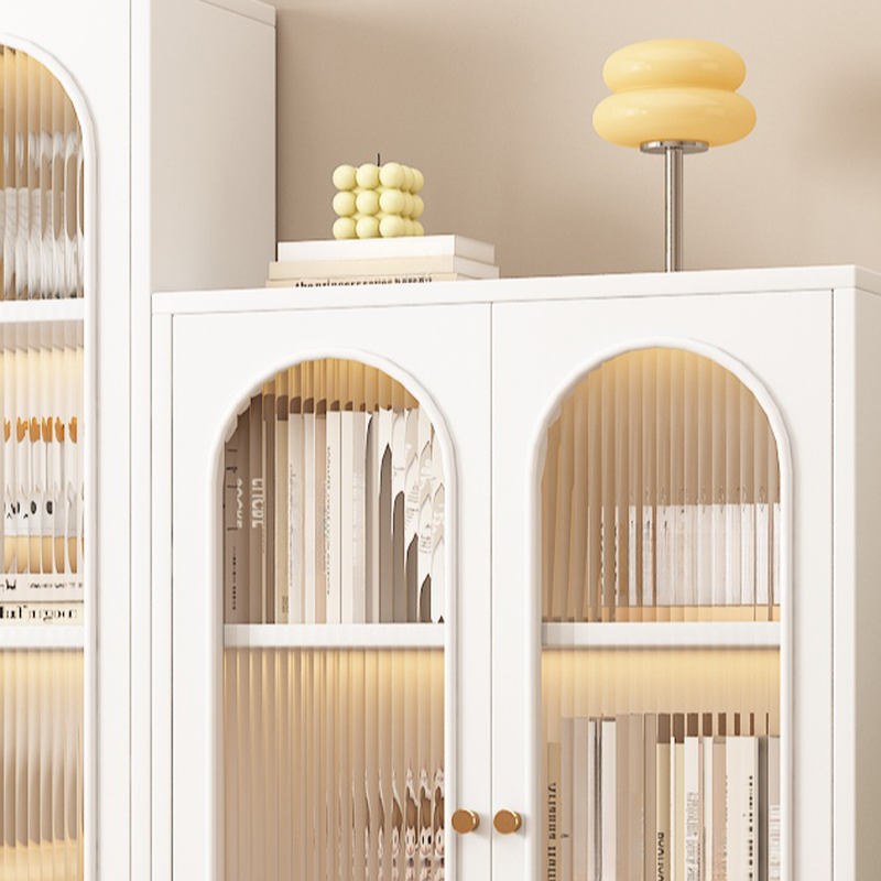 Detached Scratch-immune Accent Cabinet with Glazed Door, Adjustable Shelf, Cabinet Knobs, Soft Close Drawer, and Stain Resistant Finish - image 7