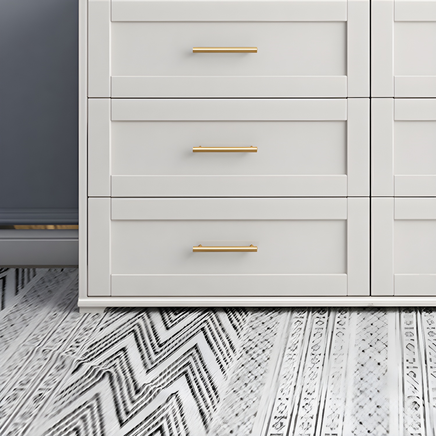 17.55-inch Width Solid Wood Storage Chest Classic Glam Storage Chest Dresser - image 6