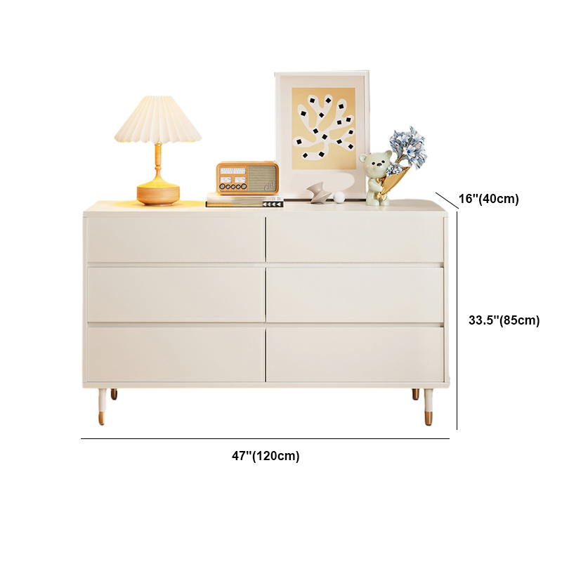 Modern White Wood Dressers with Soft-Close Drawers , Shelves Not Included - image 14