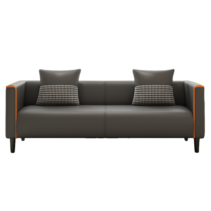 Elegant Sitting Room Sofa/Loveseat in Dove Grey, Tangerine, and Ivory with Solid and Manufactured Wood Construction - image 13