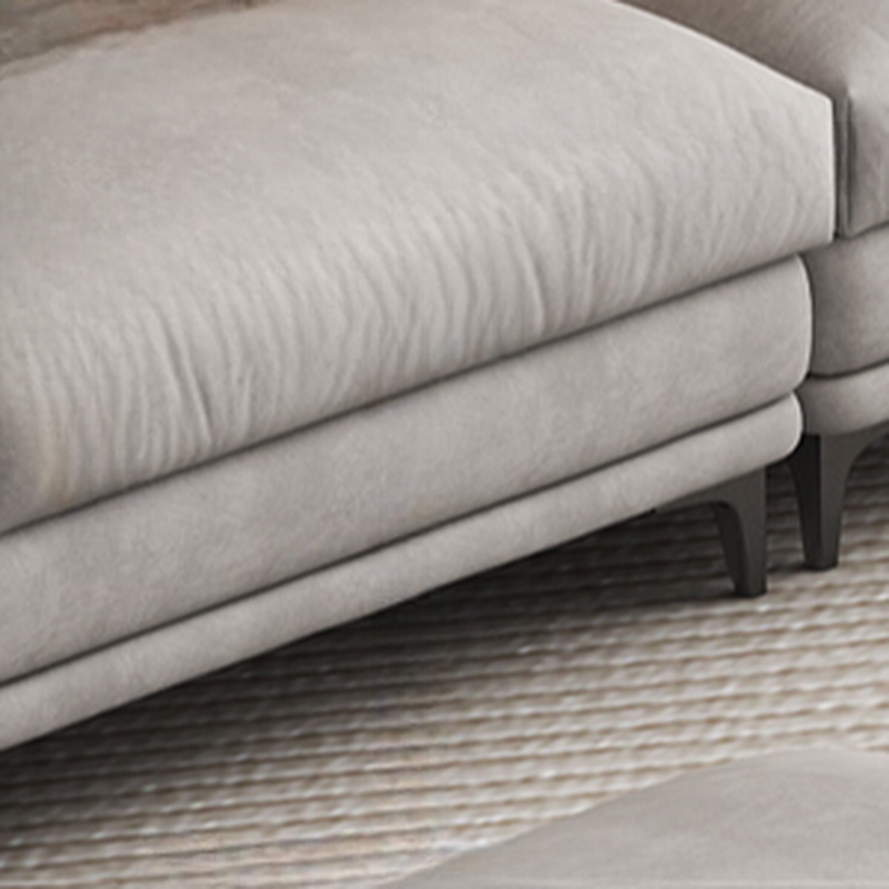 L-Shape/Straight Reversible/Horizontal Sofa Chaise/Sofa with Natural Wood Frame for Seats 5 - image 7