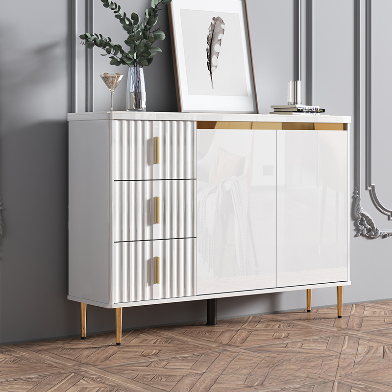 Luxurious Chalk Stone Standard Flooring Sideboard with 3 Doors & Variable Shelf - image 11
