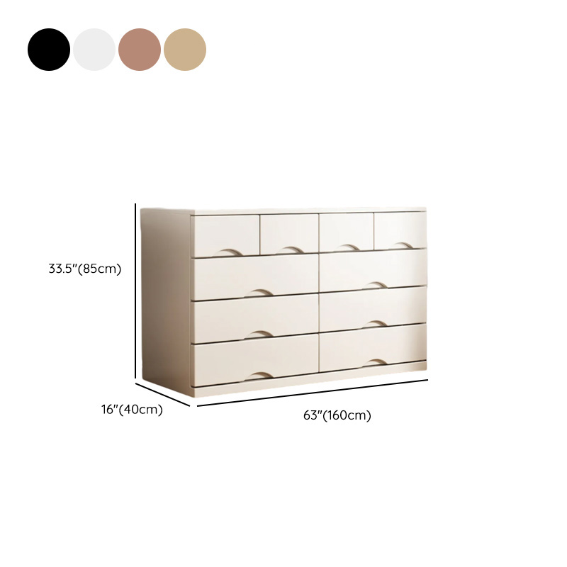 Simple Raw Wood Double Dresser with Multiple Drawer Configurations - Horizontal/Vertical - image 15