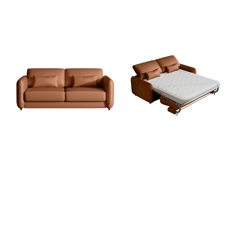 Modish Solid Color Scratch-durable Standard Sofa/Loveseat in Light Gray/Mocha/Off-White for 2-seater
