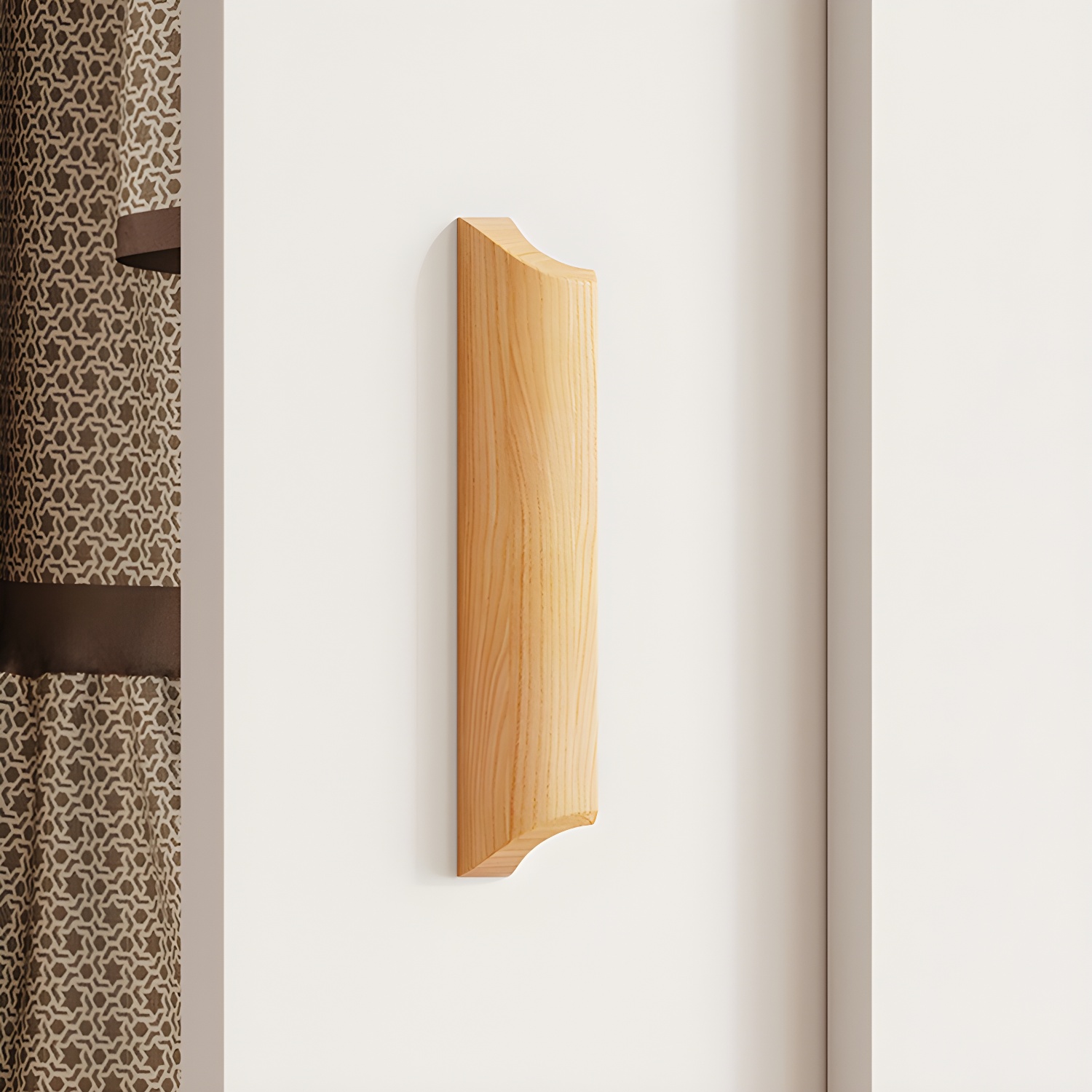 Contemporary Freestanding Wardrobe Armoire Wood Sliding Doors Wardrobe - image 9