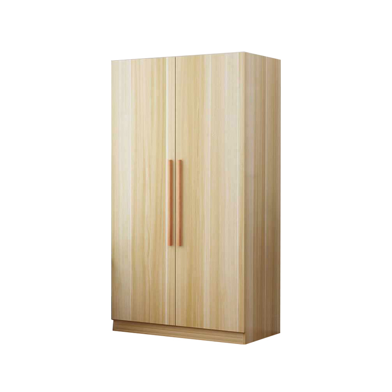 Modern Manufactured Wood Cabinet Armoire with Interior Shelves, Clothing Rod and Soft Close Door