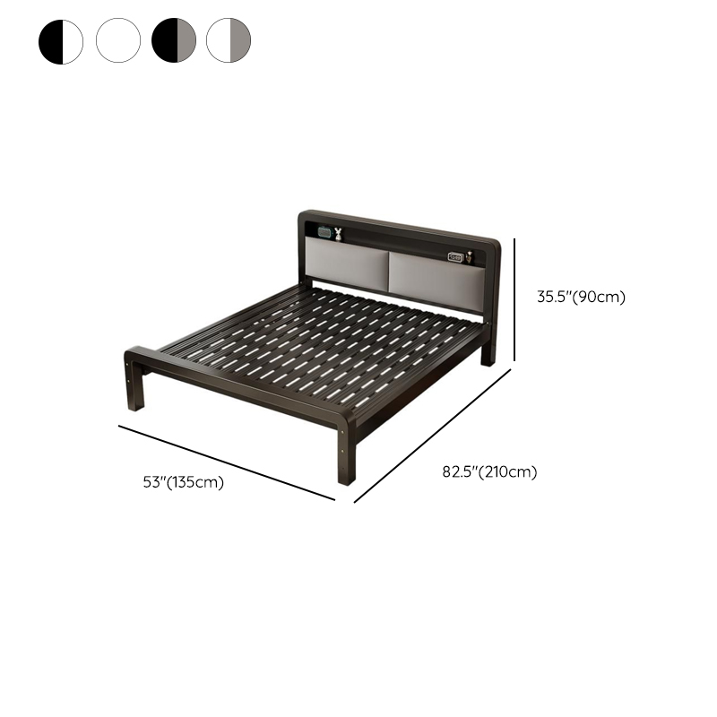 Minimalist Solid Color Iron Storage Included Bed with Leg for Living Room - image 20