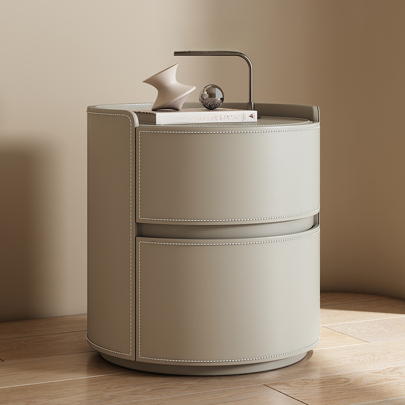 Simple 2 Tiers Nightstand With Drawer Organization, 2 Drawers - image 24