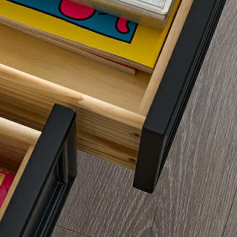 Modern Wood TV Stand with Open Storage & Cabinet Included - Standard Height - 3 Cabinets - With Legs - image 9