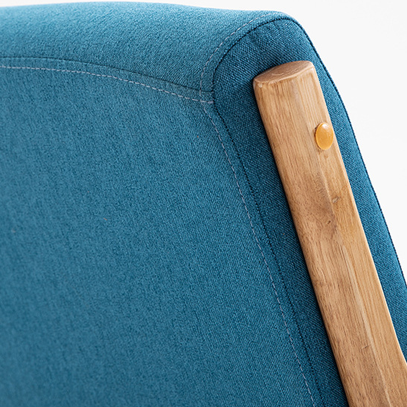 Casual Chalk/Cocoa/Azure Wood Rocking Chair Couch - image 16