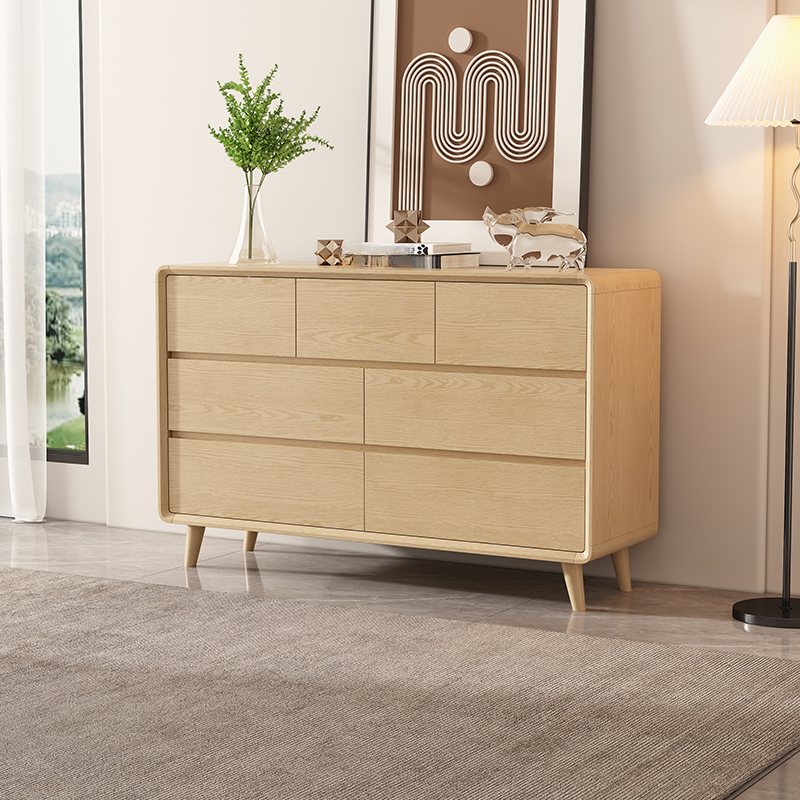 Modern Natural Wood Double Dresser/Bachelor Chest with 9 Drawers/7 Drawers/8 Drawers, Horizontal/Vertical Orientation - image 22