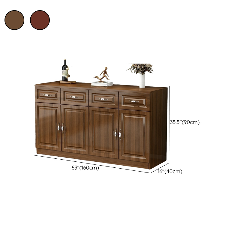 Modern Wood Cabinets Buffets & Sideboards 31.5 inches Width Non-Adjustable Drawers Included - image 16