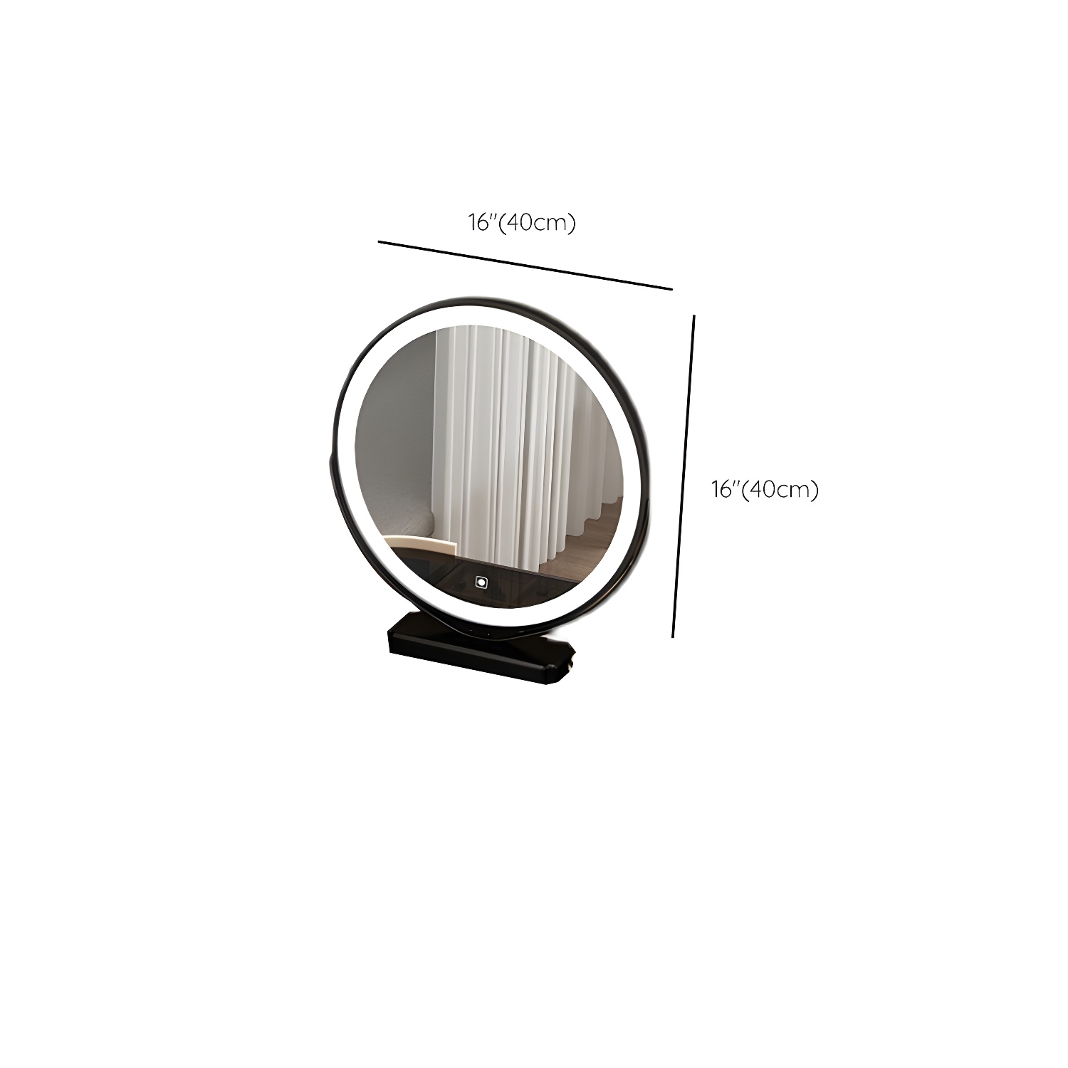Contemporary Glass Vanity Dressing Table Bedroom Makeup Vanity Desk with Drawer - image 17