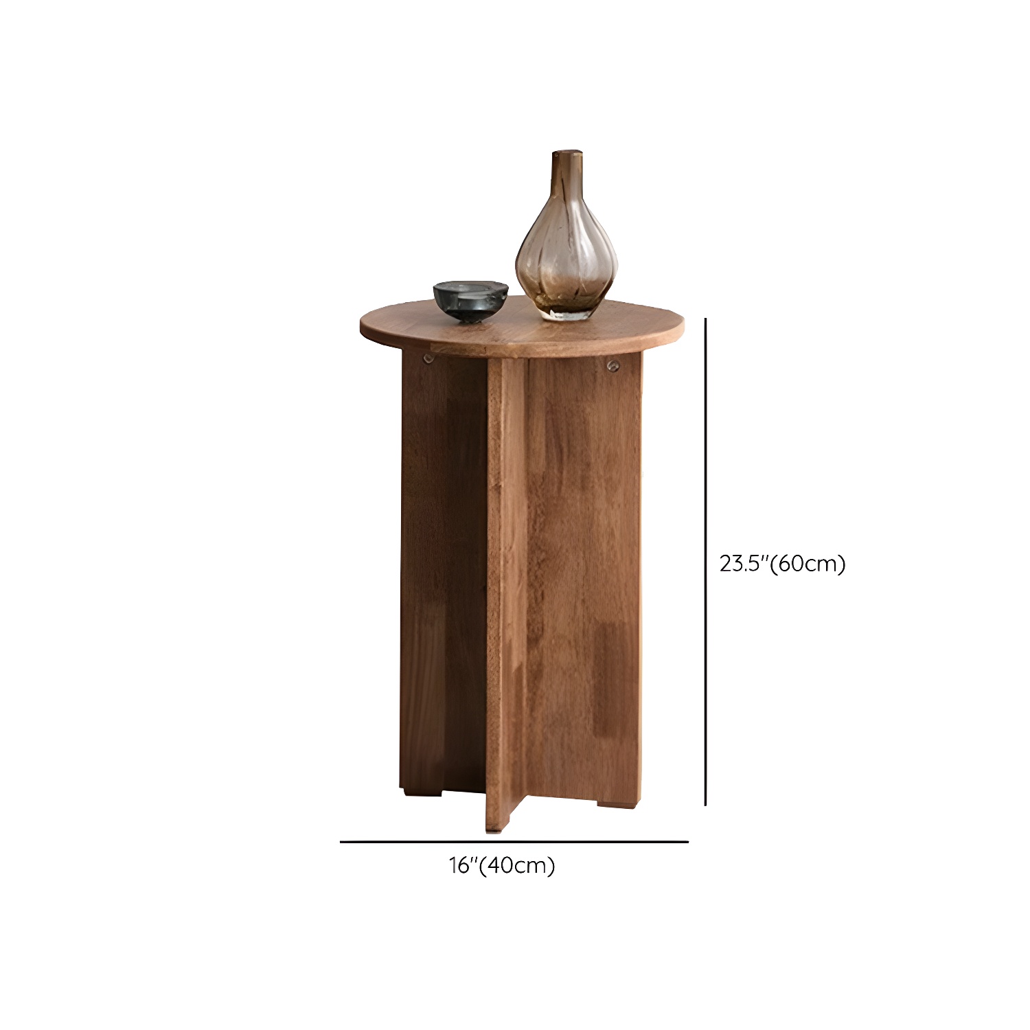 Modern Brown Wood Coffee Table with Rectangular Top and Brown Base - image 13