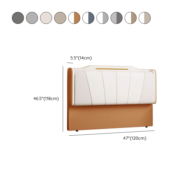 Casual Camelback Wood Panel With Legs & Sponge Cushion for Queen(60"W x 80"L)/Full(54"W x 75"L)/Twin(38"W x 75"L) Bed, Standard（36-55“） - image 14