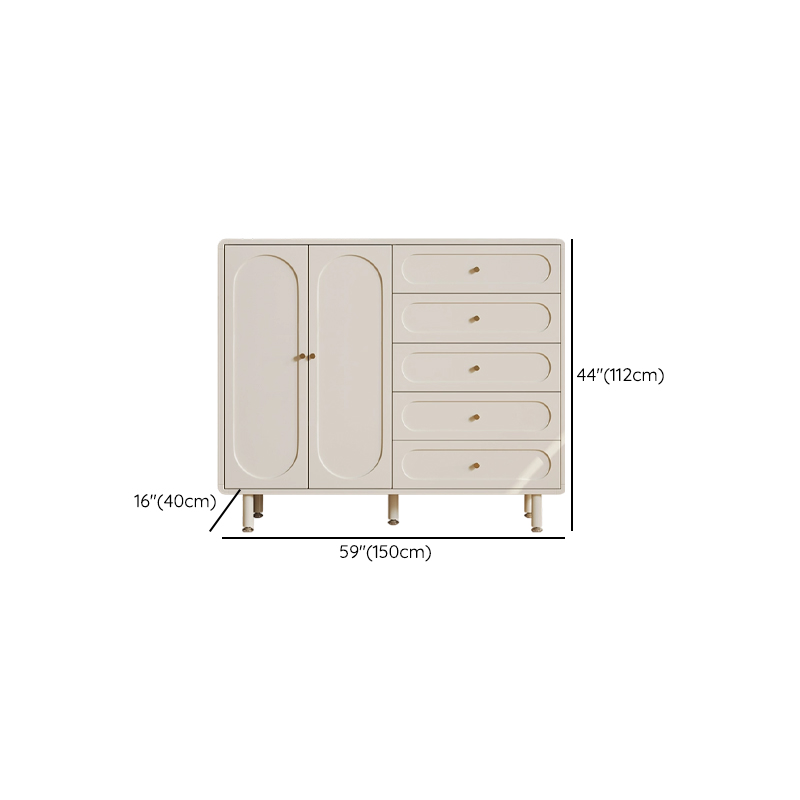 Contemporary Parlor Combo Dresser with 3 Interior Shelves - image 18