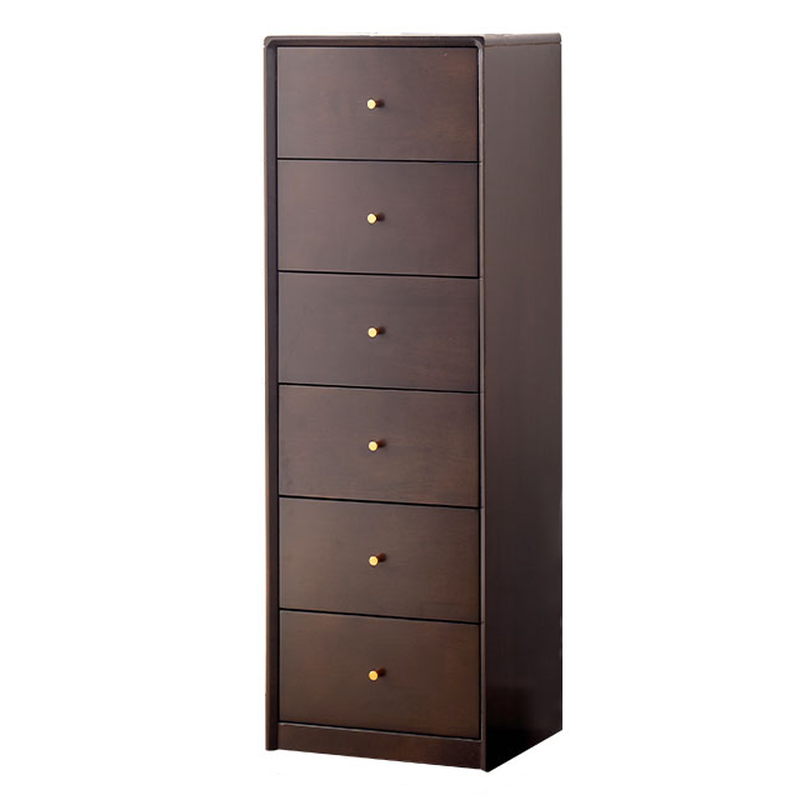 Minimalist Natural Wood Bachelor Chest with 6 Drawers, Vertical Orientation - image 22
