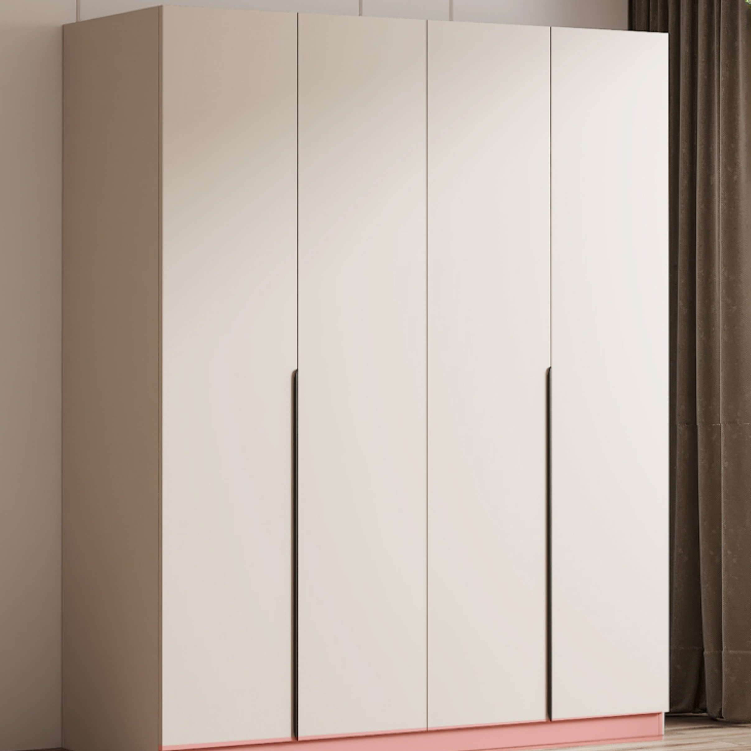 Minimalist Laminate Independent Wardrobe Closet with Soft Close Door, Interior Shelves, and Clothing Rod - image 3