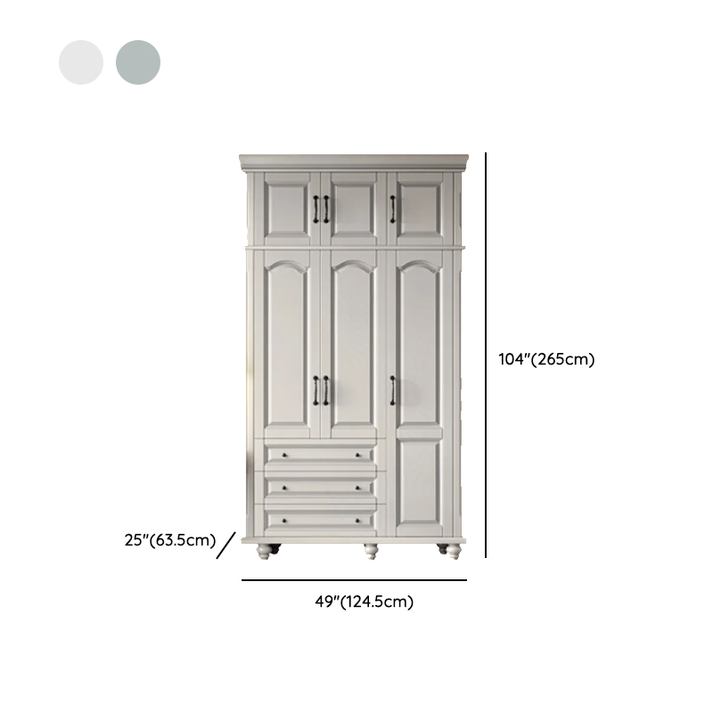 Standalone Wood Armoire Cabinet with Hinged Soft Close Door, Soft Close Drawer & Interior Shelves - image 25