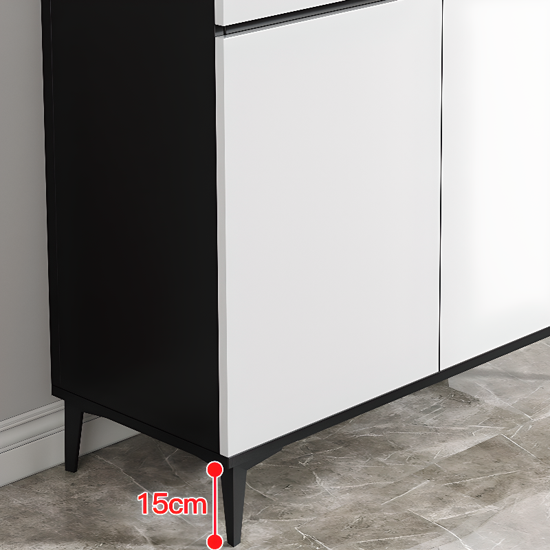 Versatile Sideboard with 2/3 Drawers, Closet Cabinet, Standard/Narrow/Wide Sizes, 3/Two Internal Shelves, Drawer Storage, Manufactured Wood/Stone Countertop, and 4/2/3 Doors - image 11