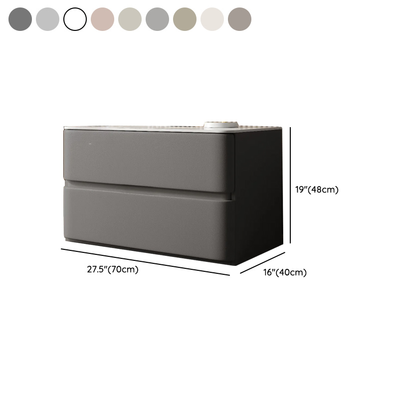 Artistic 2 Drawers Drawer Storage Bedside Table - image 13