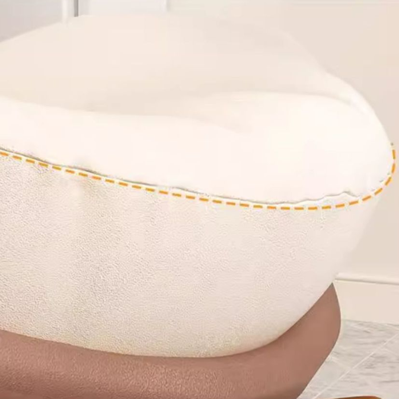 Chalk Modern Simple Style Upholstered Rocking Chair Couch, Scratch-defiant & Cushioned - image 11
