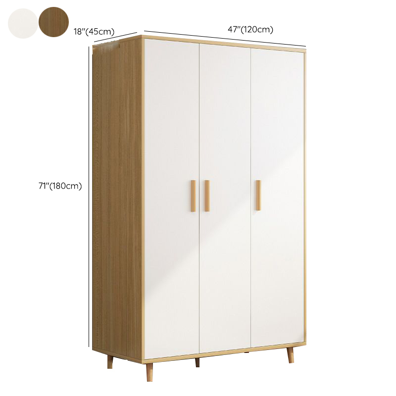 Modern Manufactured Wood Cabinet Armoire with Hanging Rod, Interior Shelves, Soft Close Drawer & Soft Close Door - image 19