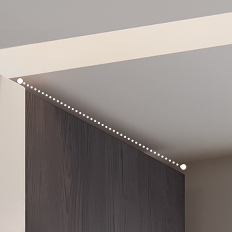 Light Gray Modish Manufactured Wood Independent Armoire Cabinet with 2 Drawers/4 Drawers, Interior Shelves, and Clothing Rod - image 4