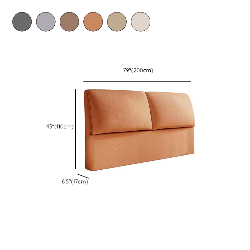 Trendy Panel Headboard in Natural Wood with No Distressing, Rectangle Shape for King/Queen/Full Bed, Cotton Upholstery, Standard Height - image 13
