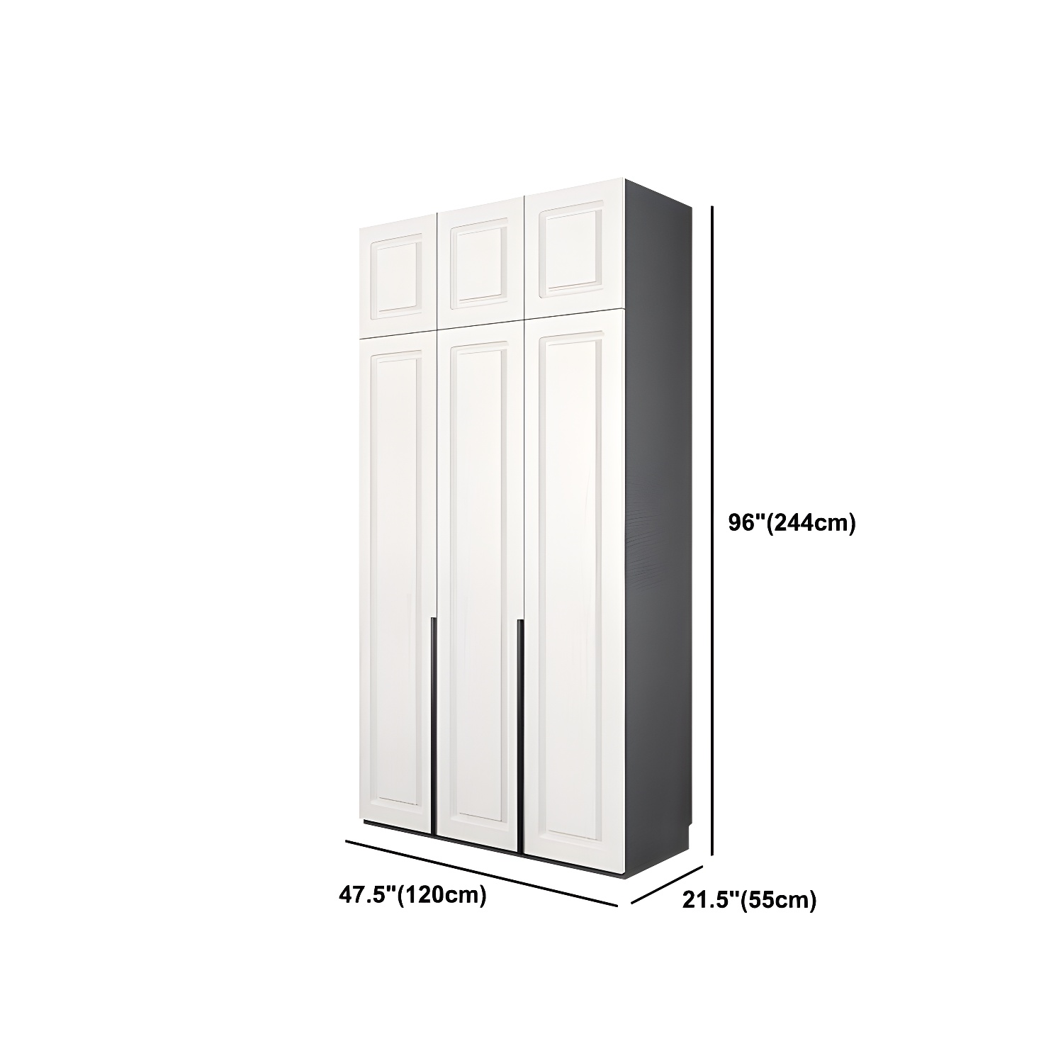 Modern Style Wooden Wardrobe Soft Close Door Wardrobe Closet with Drawer - image 27