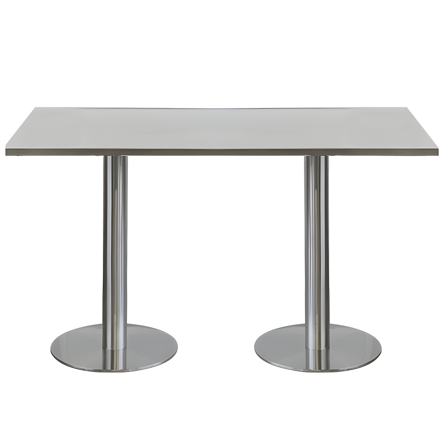Industrial Style Dining Site Table Stainless Steel Dining Room Collection - image 5