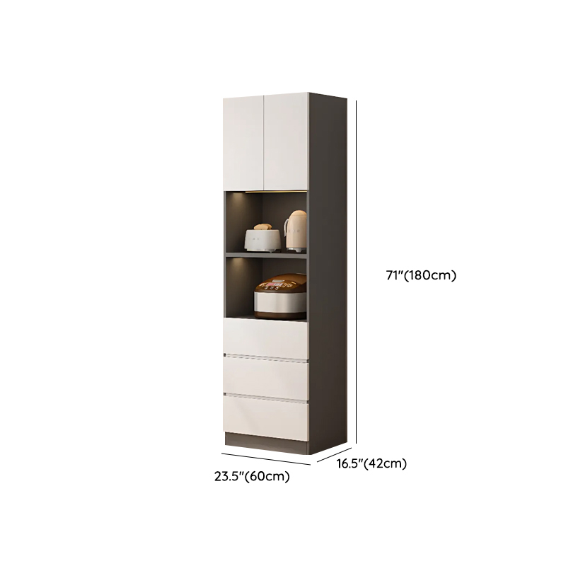 Simple Sideboard with Multiple Drawers, Closet Cabinet, Standard and Narrow Sizes, 1 or 2 Shelves, Wood Countertop, 2 to 5 Doors - image 22