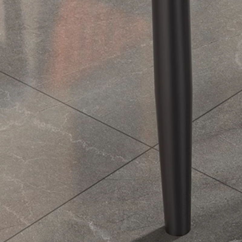 Dining Table Set with Rectangular Slate Top, 4 Legs, Padded Chair, and Back - image 8