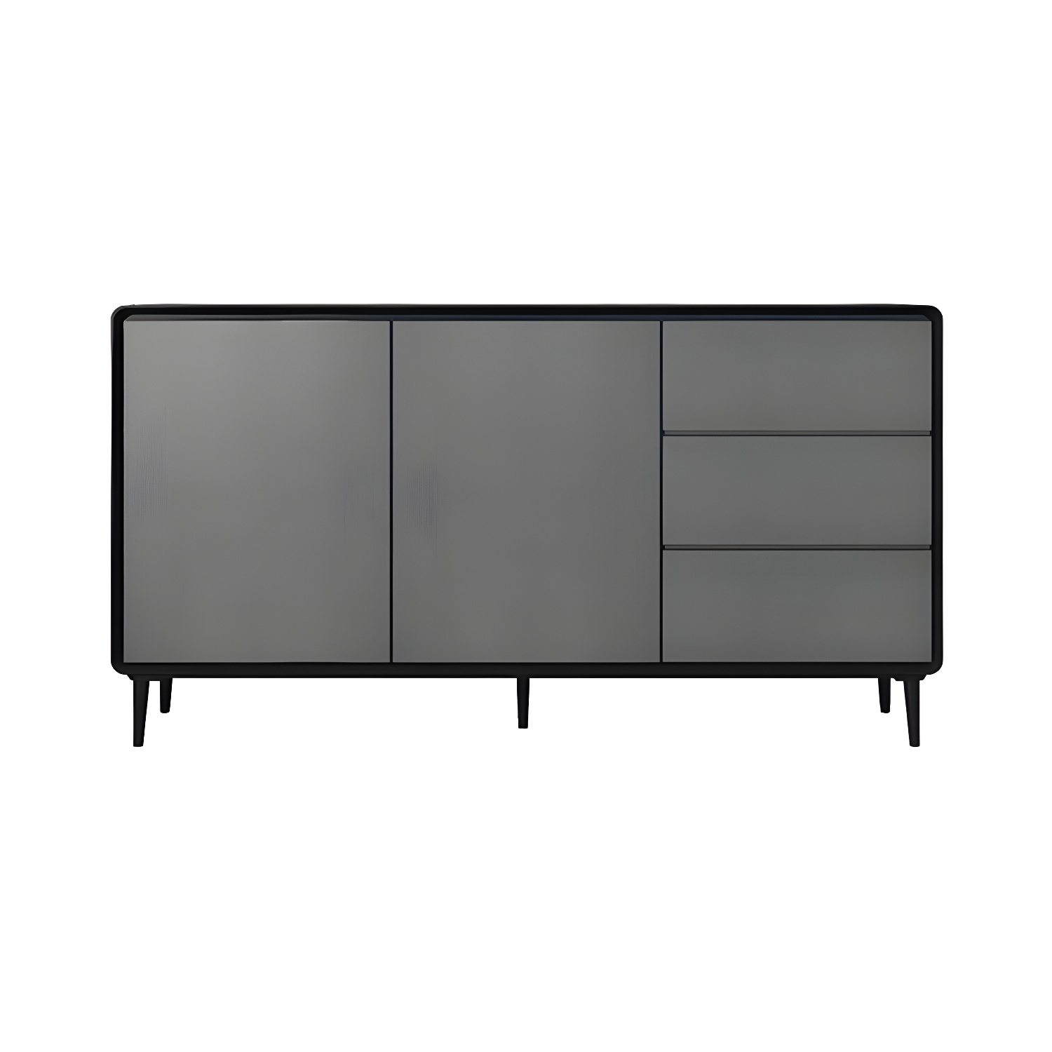Modern Wood Buffet Sideboard Cabinet with 2 Doors and 3 Drawers - image 19