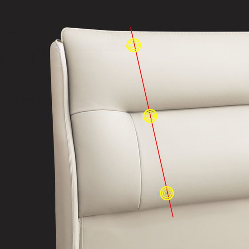Modish No Distressing Timber Wingback Headboard with Rectangle Shape for King/Queen/Full Bed, Featuring Sponge Upholstery and Standard Height - image 11