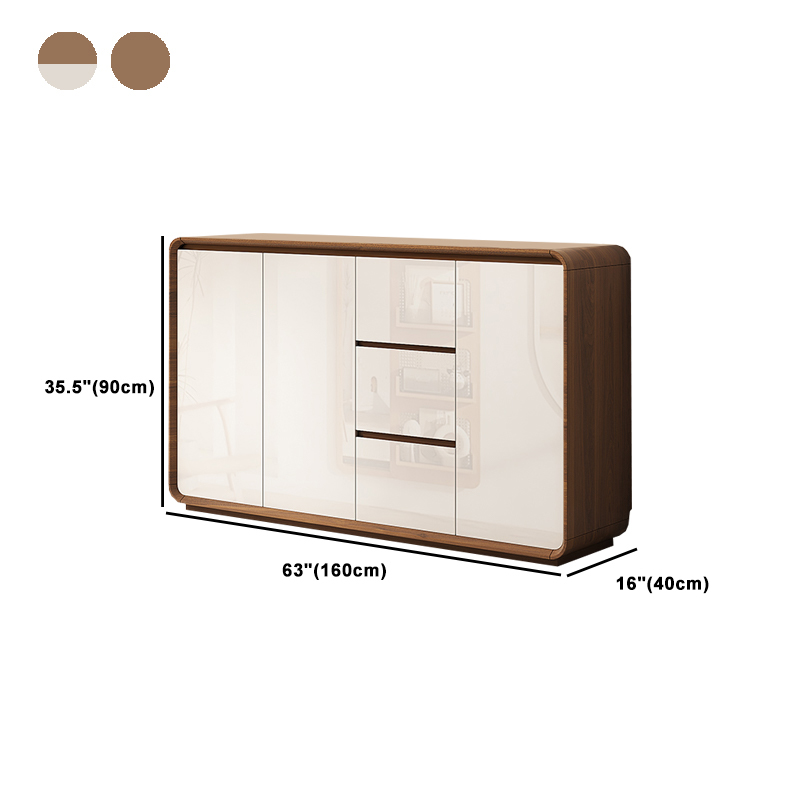 3 Drawers & 2 Doors/3 Doors/1 Door & Two Internal Shelves/Four Internal Shelves Simple Narrow/Standard Flooring Sideboard with Compartment - image 20